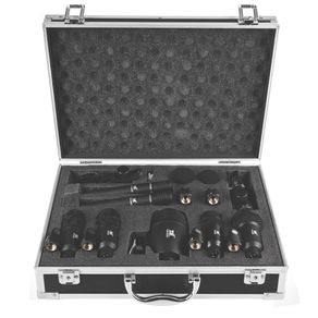 Kit com 7 Microfones Para Bateria DSM-7 - TSI Kit com 7 Microfones Para Bateria DSM-7 - TSI