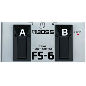 Pedal Dual Footswitch 2 em 1 FS6 - Boss