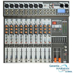 Mesa de Som 12 Canais USB SX-1202 FX USB - Soundcraft Mesa de Som 12 Canais USB SX-1202 FX USB - Soundcraft