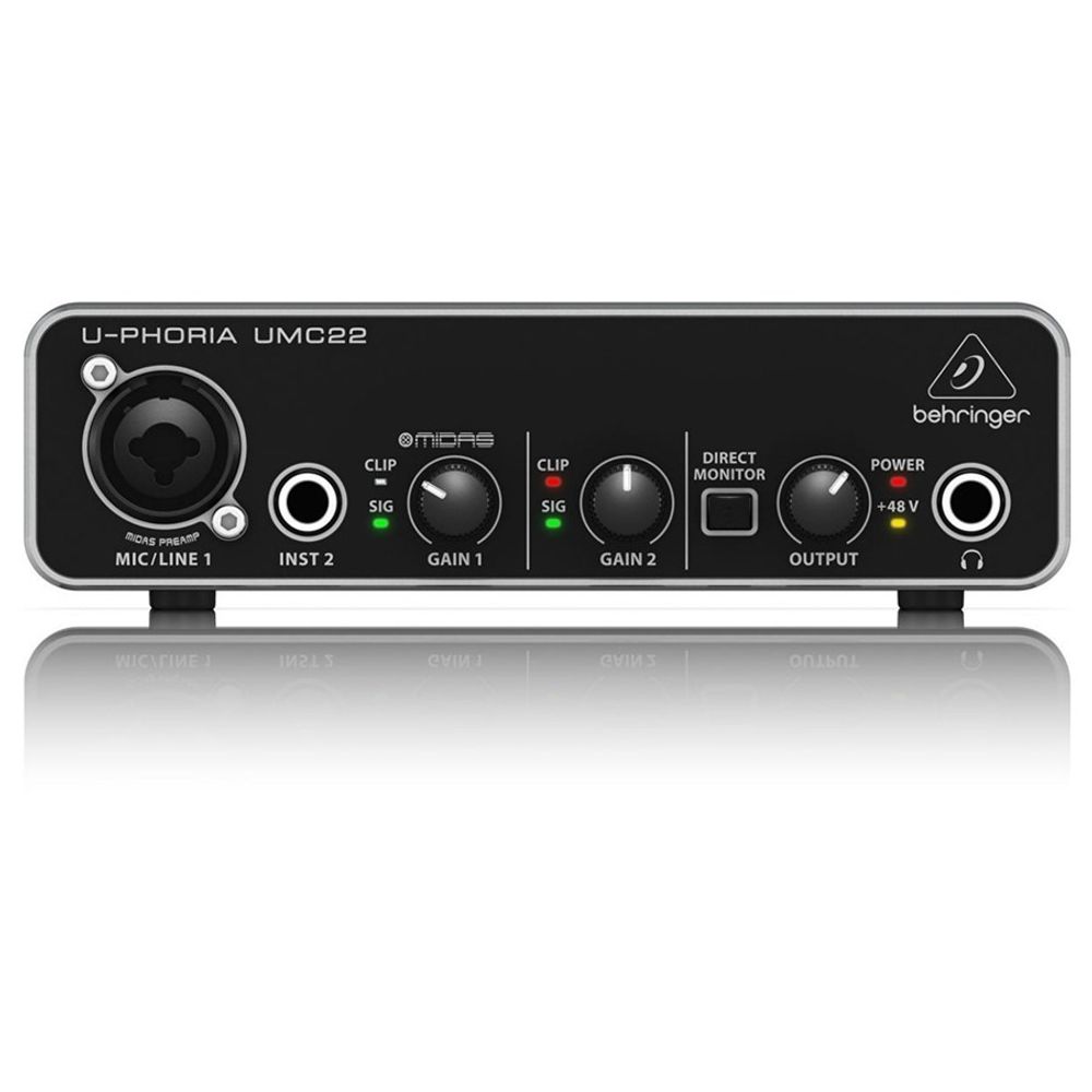 Interface de Audio UMC22 Behinger Áudio Profissional shopdoaudio