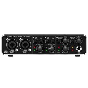 Interface de Áudio U-Phoria UMC-204 HD - Behringer Interface de Audio U-Phoria UMC-204 HD - Behringer Interface de Áudio U-Phoria UMC-204 HD - Behringer Interface de Audio U-Phoria UMC-204 HD - Behringer
