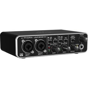 Interface de Áudio USB 2.0 U-Phoria UMC-202HD - Behringer Interface de Áudio USB 2.0 U-Phoria UMC-202HD - Behringer