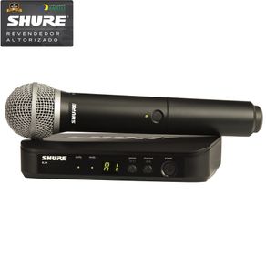 Sistema De Microfone Sem Fio De Mão BLX-24BR/PG-58 J10 - Shure Sistema De Microfone Sem Fio De Mao BLX-24BR/PG-58 J10 - Shure Sistema De Microfone Sem Fio De Mão BLX-24BR/PG-58 J10 - Shure Sistema De Microfone Sem Fio De Mao BLX-24BR/PG-58 J10 - Shure