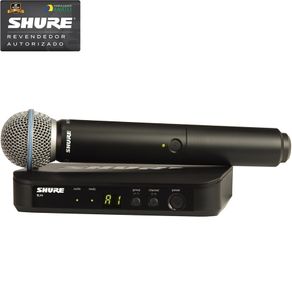 Microfone Sem Fio Mão Beta BLX24 B58 M15 - Shure Microfone Sem Fio Mão Beta BLX24 B58 M15 - Shure