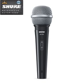 Microfone Multifuncional De Mão Com Fio SV-100 - Shure Microfone Multifuncional De Mão Com Fio SV-100 - Shure