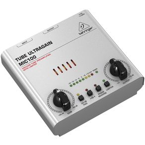 Pré Amplificador Ultra Gain Pró MIC-100 - Behringer Pre Amplificador Ultra Gain Pro MIC-100 - Behringer
