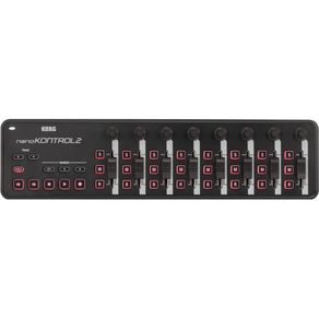Controlador NanoKontrol2 USB Preto - Korg Controlador NanoKontrol2 USB Preto - Korg
