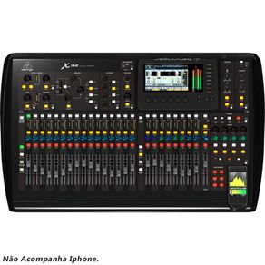 Mesa De Som Digital 32 Canais 16 Auxiliares USB X-32 - Behringer Mesa De Som Digital 32 Canais 16 Auxiliares USB X-32 - Behringer