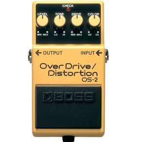 Pedal OverDrive & Distorção Para Guitarra OS2 - Boss Pedal OverDrive & Distorção Para Guitarra OS2 - Boss