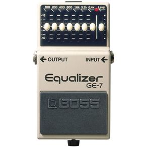 Pedal Equalizador Para Guitarra GE7 - Boss Pedal Equalizador Para Guitarra GE7 - Boss