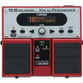 Pedaleira Para Performer Vocal VE20 - Boss