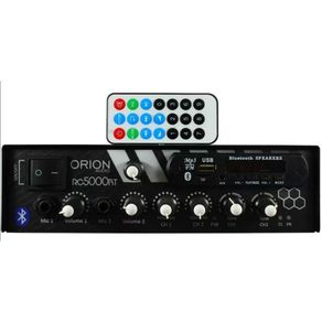 Receiver Amplificador De Som Ambiente 300W RC-5000 BT - Orion Receiver Amplificador De Som Ambiente 300W RC-5000 BT - Orion