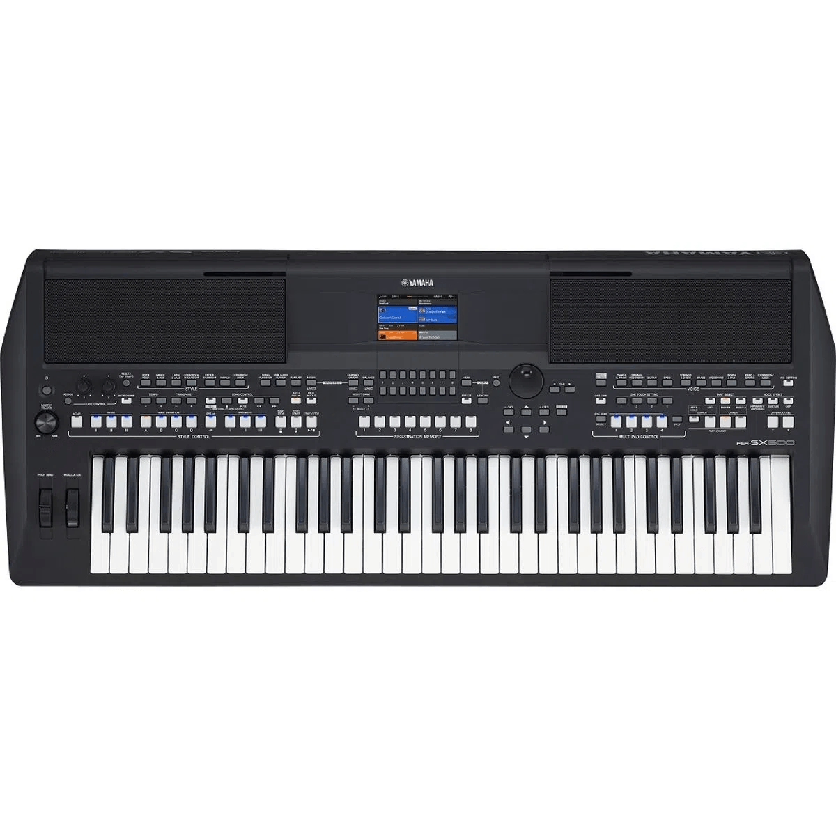 Teclado-Arranjador-Workstation-Profissional-PSR-SX600----Yamaha Teclado-Arranjador-Workstation-Profissional-PSR-SX600----Yamaha