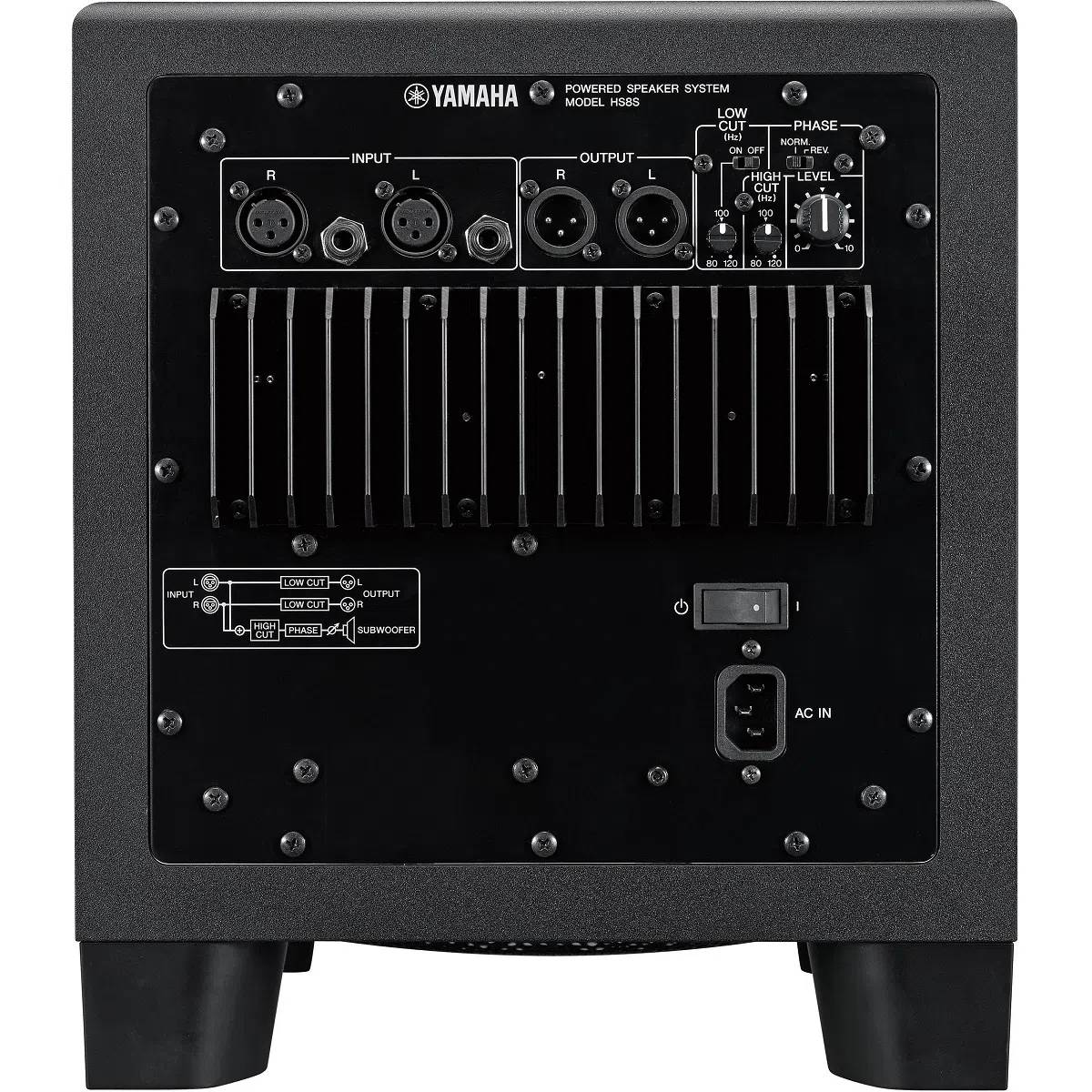 Subwoofer-Amplificado-de-8-polegadas-HS-Series-HS-8S---Yamaha-2