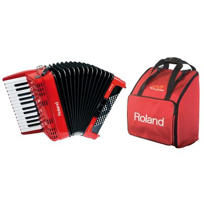 Acordeon-Digital-Com-Bag-V-Accordion-FR-1X-RD---Roland