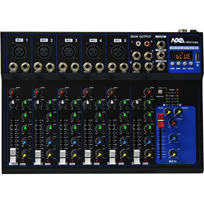 Mesa-de-Som-7-Canais-Com-Bluetooth-EFX-e-USB-MSX-7-USB----NXA