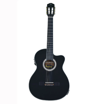 Violao-Cutaway-Eletroacustico-Nylon-MCC-BK----Maclend