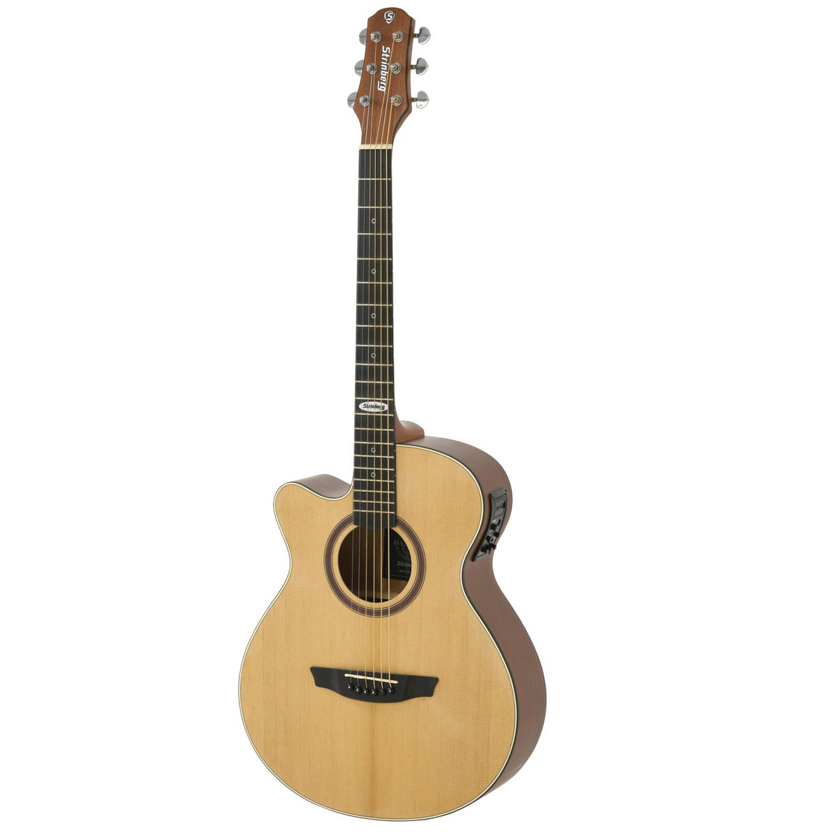 Violao-Eletroacustico-Cutaway-SA-200C-NS-LH----Strinberg Violao-Eletroacustico-Cutaway-SA-200C-NS-LH----Strinberg
