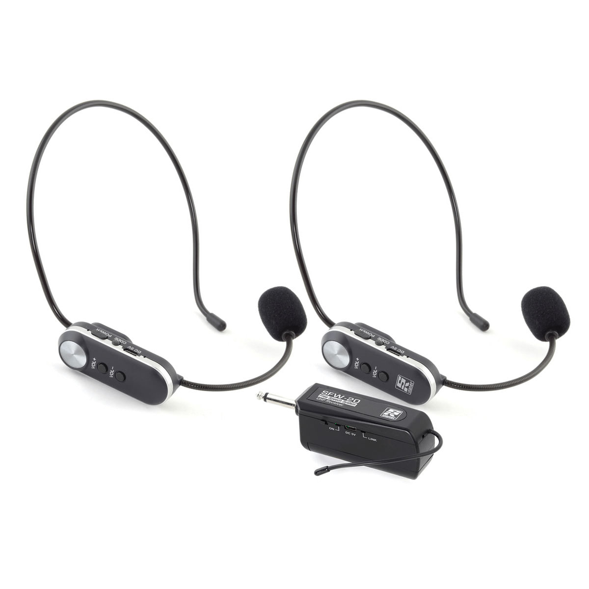 Microfone-Sem-Fio-Duplo-de-Headset-SFW-20----Staner Microfone-Sem-Fio-Duplo-de-Headset-SFW-20----Staner