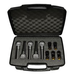 Kit-de-Com-5-Microfones-Vocal-SD58-K-5----Soundrix Kit-de-Com-5-Microfones-Vocal-SD58-K-5----Soundrix