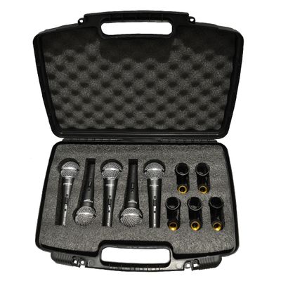 Kit-de-Com-5-Microfones-Vocal-SD58-K-5S----Soundrix