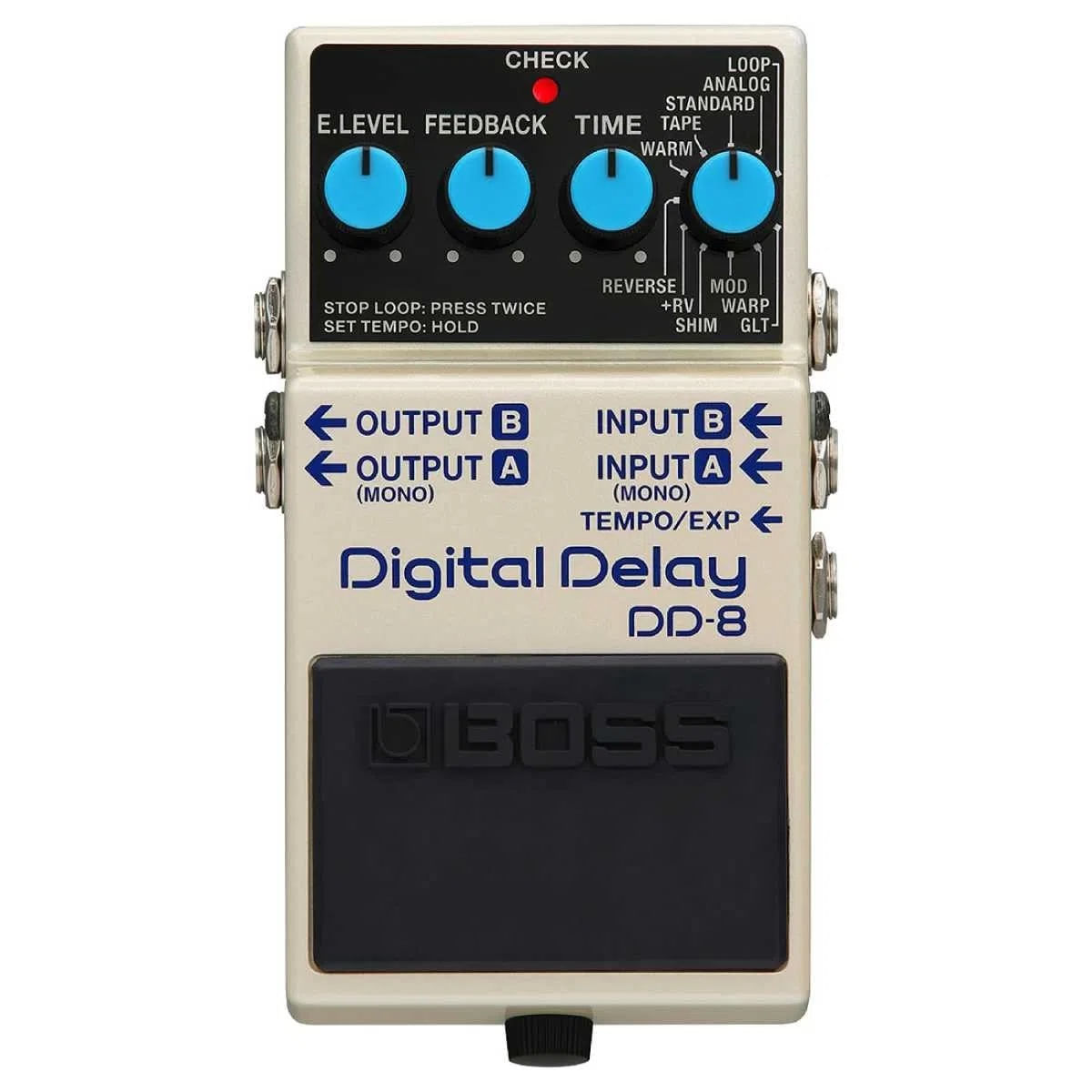 Pedal-Para-Guitarra-Delay-DD8---Boss