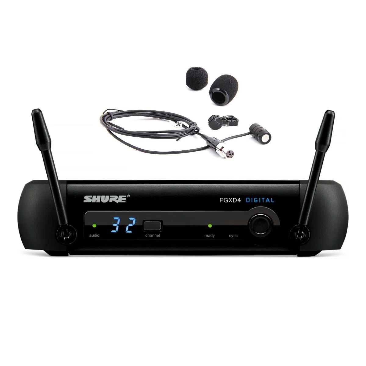 Microfone-Sem-Fio-Digital-de-Lapela-PGXD-14AR-85-X8---Shure Microfone-Sem-Fio-Digital-de-Lapela-PGXD-14AR-85-X8---Shure