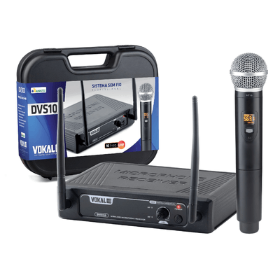 Microfone-Sem-Fio-UHF-DVS-100SM---Vokal