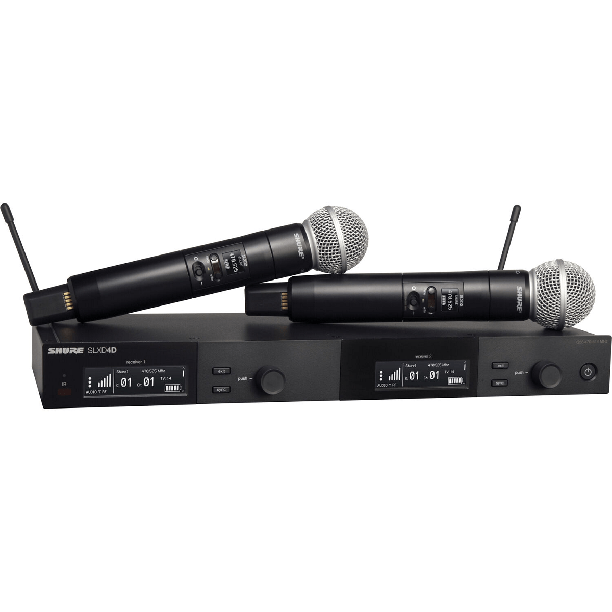 Microfones-Sem-Fio-Duplo-de-Mao-SLXD-24DBR-SM58-L55---Shure