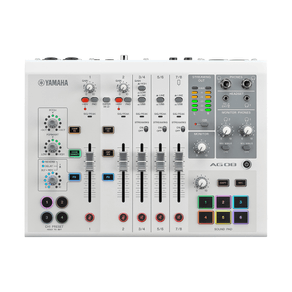 Mesa-de-Som-Para-Live-Streaming-Gaming-ao-Vivo-AG08-W---Yamaha