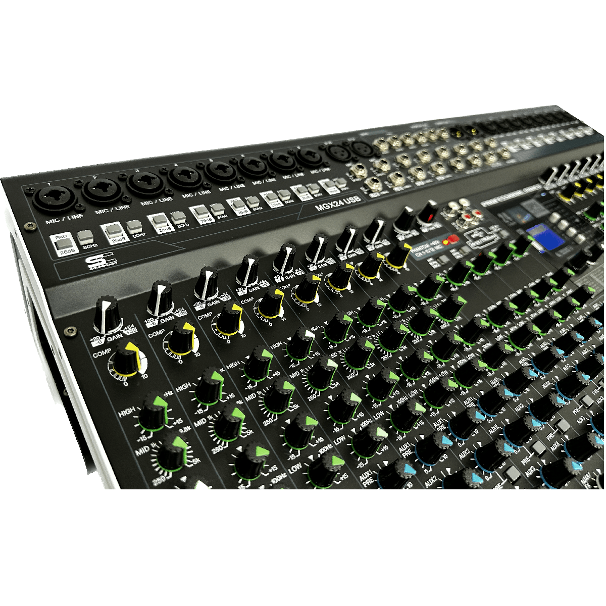 Mesa-de-Som-24-Canais-Com-Bluetooth-EFX-e-USB-MGX-24-USB---Soundcast-3 Mesa-de-Som-24-Canais-Com-Bluetooth-EFX-e-USB-MGX-24-USB---Soundcast-3