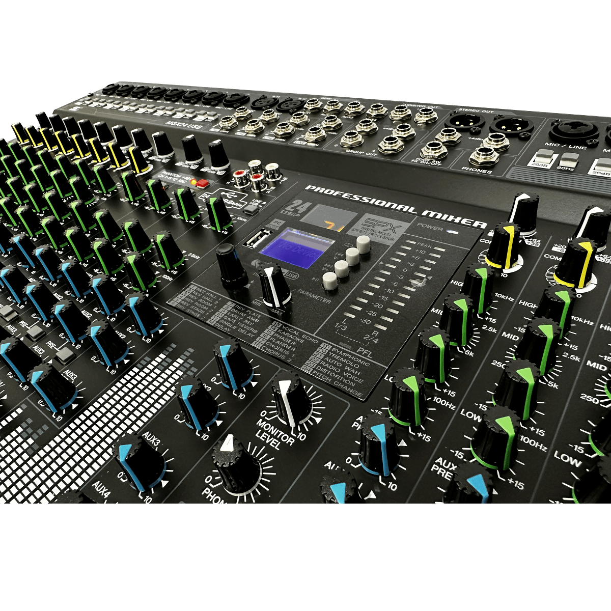 Mesa-de-Som-24-Canais-Com-Bluetooth-EFX-e-USB-MGX-24-USB---Soundcast-6 Mesa-de-Som-24-Canais-Com-Bluetooth-EFX-e-USB-MGX-24-USB---Soundcast-6