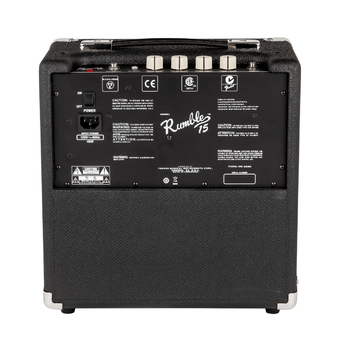Amplificador Combo Para Contrabaixo RUMBLE 40 V3 - Fender, Contrabaixo, Ninja Som Grupo