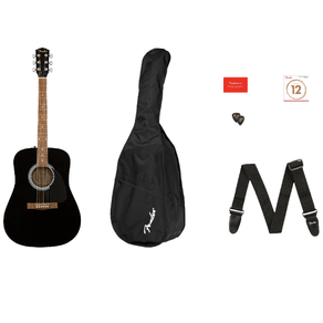 Violao-Acustico-FA-115-Dreadnought-Pack-Black---Fender Violao-Acustico-FA-115-Dreadnought-Pack-Black---Fender