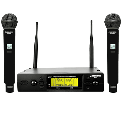 Microfone-Sem-Fio-Duplo-de-Mao-UHF-SD-48-MM---Soundrix