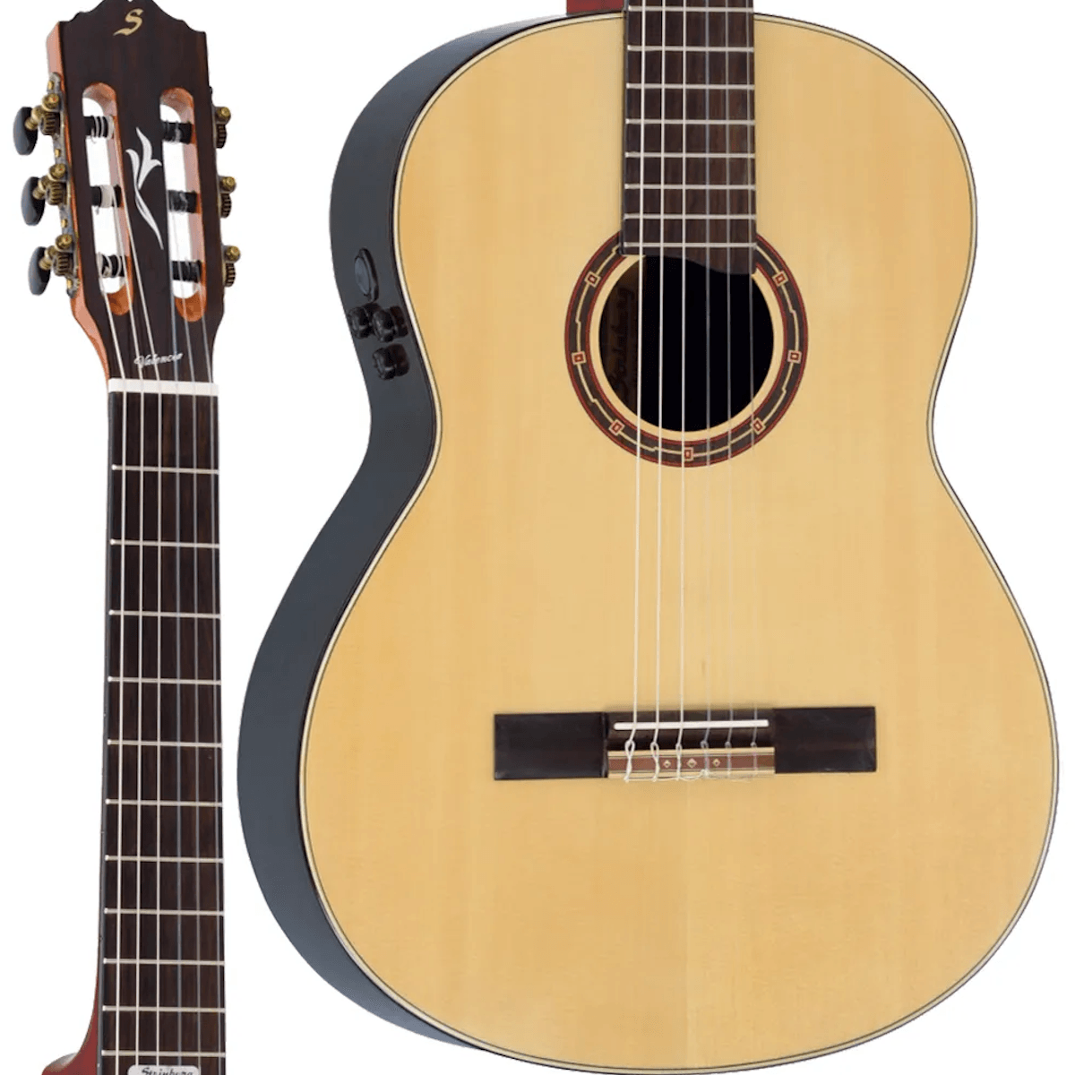 Violao-Eletroacustico-Classico-Valencia-CE-50S-N---Strinberg-8 Violao-Eletroacustico-Classico-Valencia-CE-50S-N---Strinberg-8