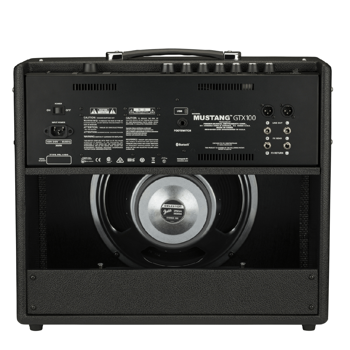 Amplificador-Combo-Para-Guitarra-Mustang-GTX-100---Fender-1 Amplificador-Combo-Para-Guitarra-Mustang-GTX-100---Fender-1