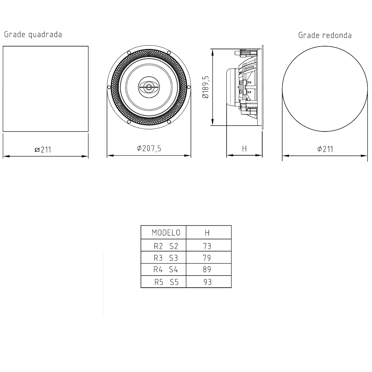 Arandela-Ceiling-In-Wall-40W-Full-Range-R-2---BSA-2 Arandela-Ceiling-In-Wall-40W-Full-Range-R-2---BSA-2