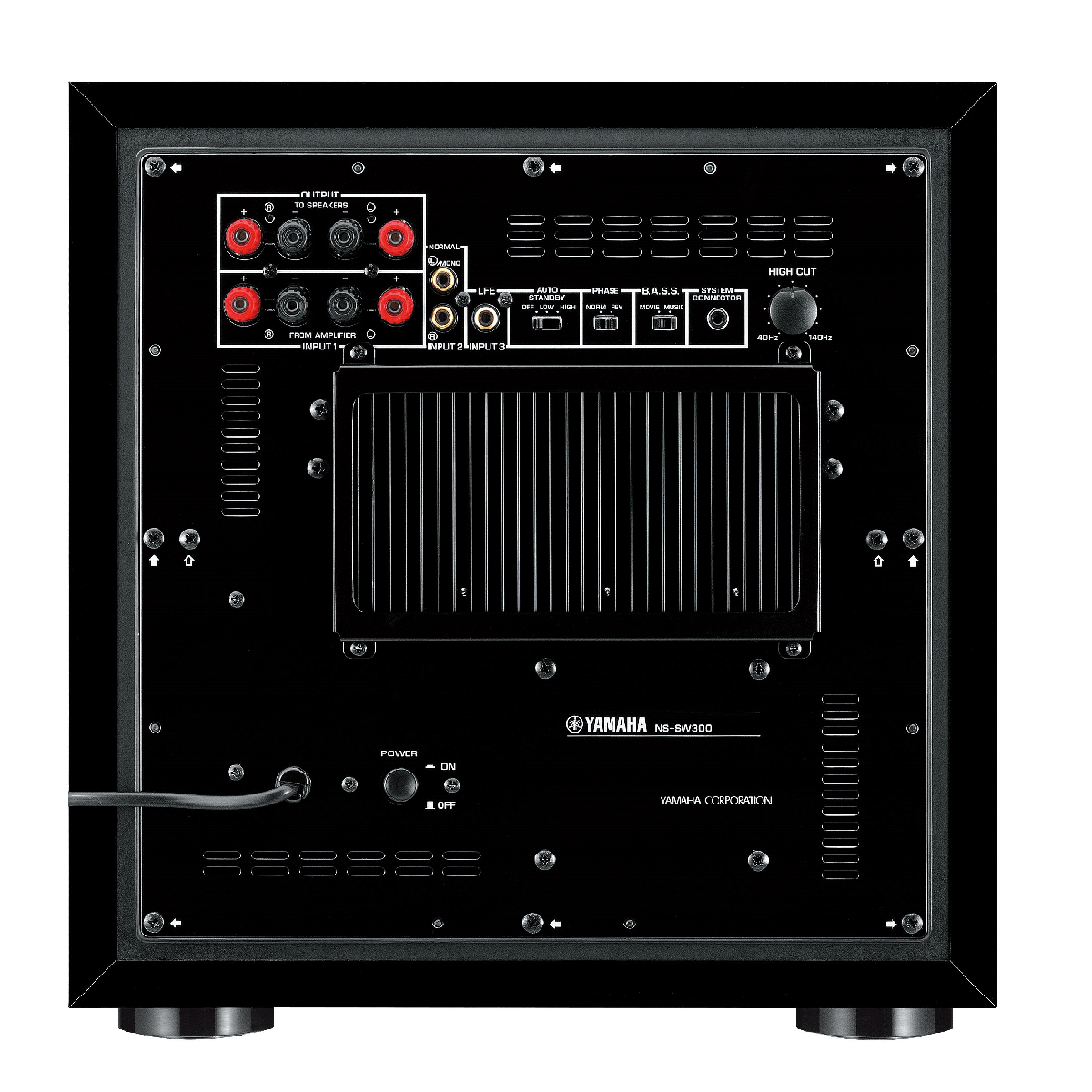 Subwoofer-Para-Home-Theater-NS-SW300-PBL2---Yamaha-1 Subwoofer-Para-Home-Theater-NS-SW300-PBL2---Yamaha-1