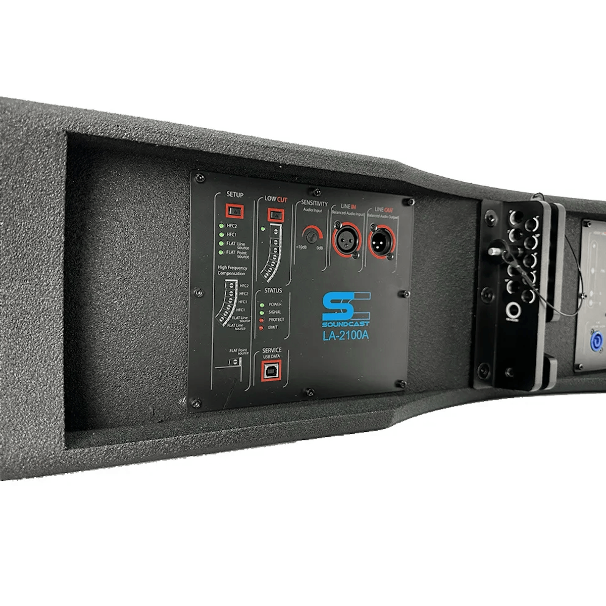 Caixa-Ativa-Line-Array-2x10-1400W-LA2100A-DSP---Soundcast-2 Caixa-Ativa-Line-Array-2x10-1400W-LA2100A-DSP---Soundcast-2