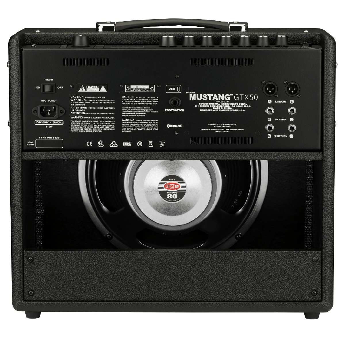 Amplificador-Combo-Para-Guitarra-Mustang-GTX50---Fender-1 Amplificador-Combo-Para-Guitarra-Mustang-GTX50---Fender-1