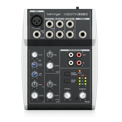 Mesa-de-Som-5-Entradas-Streaming-USB-XENYX-502S---Behringer