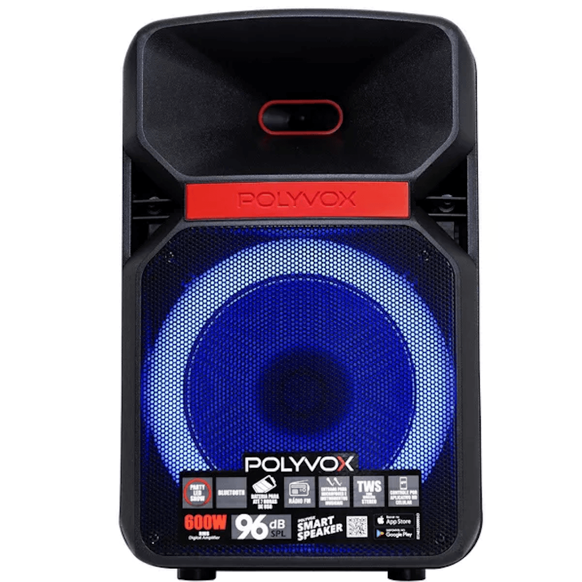 Caixa-de-Som-12-Amplificada-USB-Bluetooth-XC-812TB---Polyvox-2 Caixa-de-Som-12-Amplificada-USB-Bluetooth-XC-812TB---Polyvox-2