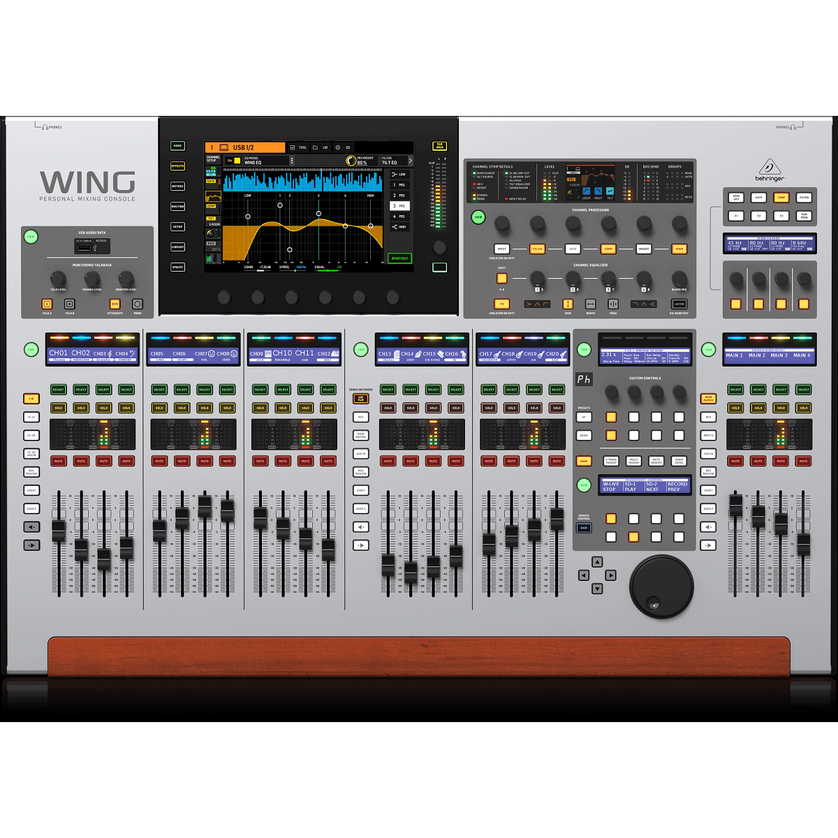 Mesa-de-Som-Digital-48-Canais-WING---Behringer Mesa-de-Som-Digital-48-Canais-WING---Behringer