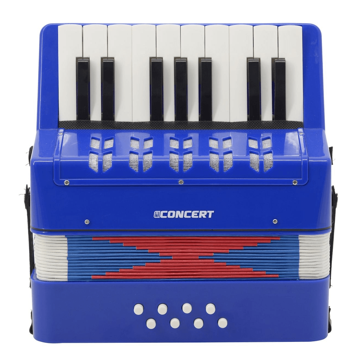 Acordeon-Infantil-3-Baixos-7-Botoes-Azul-CA-8-BL---Concert Acordeon-Infantil-3-Baixos-7-Botoes-Azul-CA-8-BL---Concert