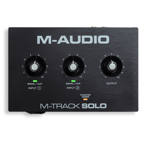 Interface-de-Audio-XLR-USB-2-Canais-M-Track-Solo---M-Audio Interface-de-Audio-XLR-USB-2-Canais-M-Track-Solo---M-Audio
