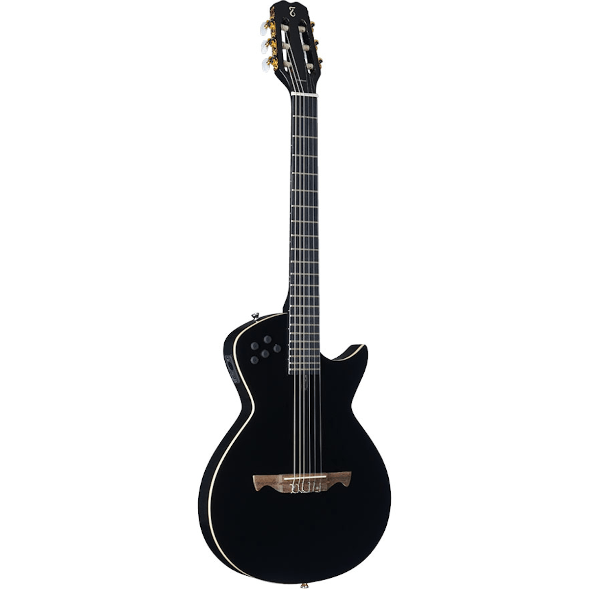 Violao-Flat-Sapele-Modena-Nylon-Black-Solido-EQ---Tagima Violao-Flat-Sapele-Modena-Nylon-Black-Solido-EQ---Tagima