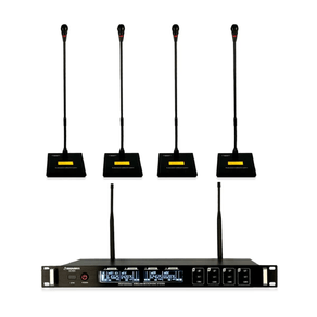 Microfone-Sem-Fio-Com-4-Microfones-Gooseneck-SD-64-G---Soundrix Microfone-Sem-Fio-Com-4-Microfones-Gooseneck-SD-64-G---Soundrix