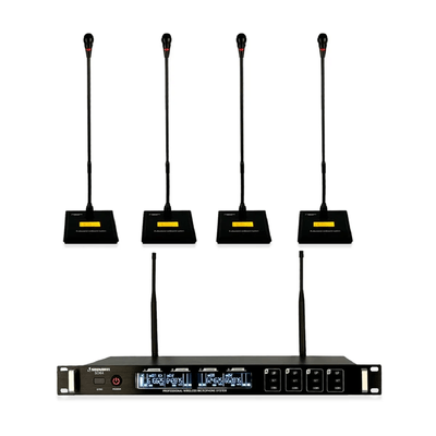 Microfone-Sem-Fio-Com-4-Microfones-Gooseneck-SD-64-G---Soundrix