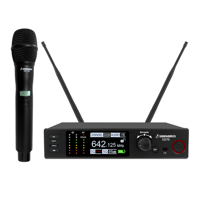 Microfone-Sem-Fio-Profissional-de-Mao-UHF-SD-70-M---Soundrix